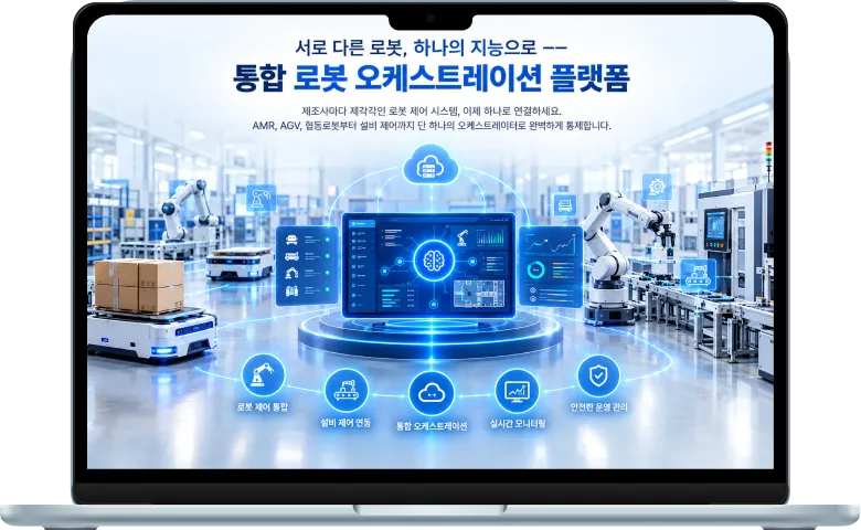 로봇 오케스트레이션 및 피지컬 AI ERP 플랫폼